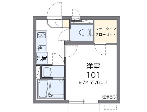 クレイノグラシアの物件間取画像